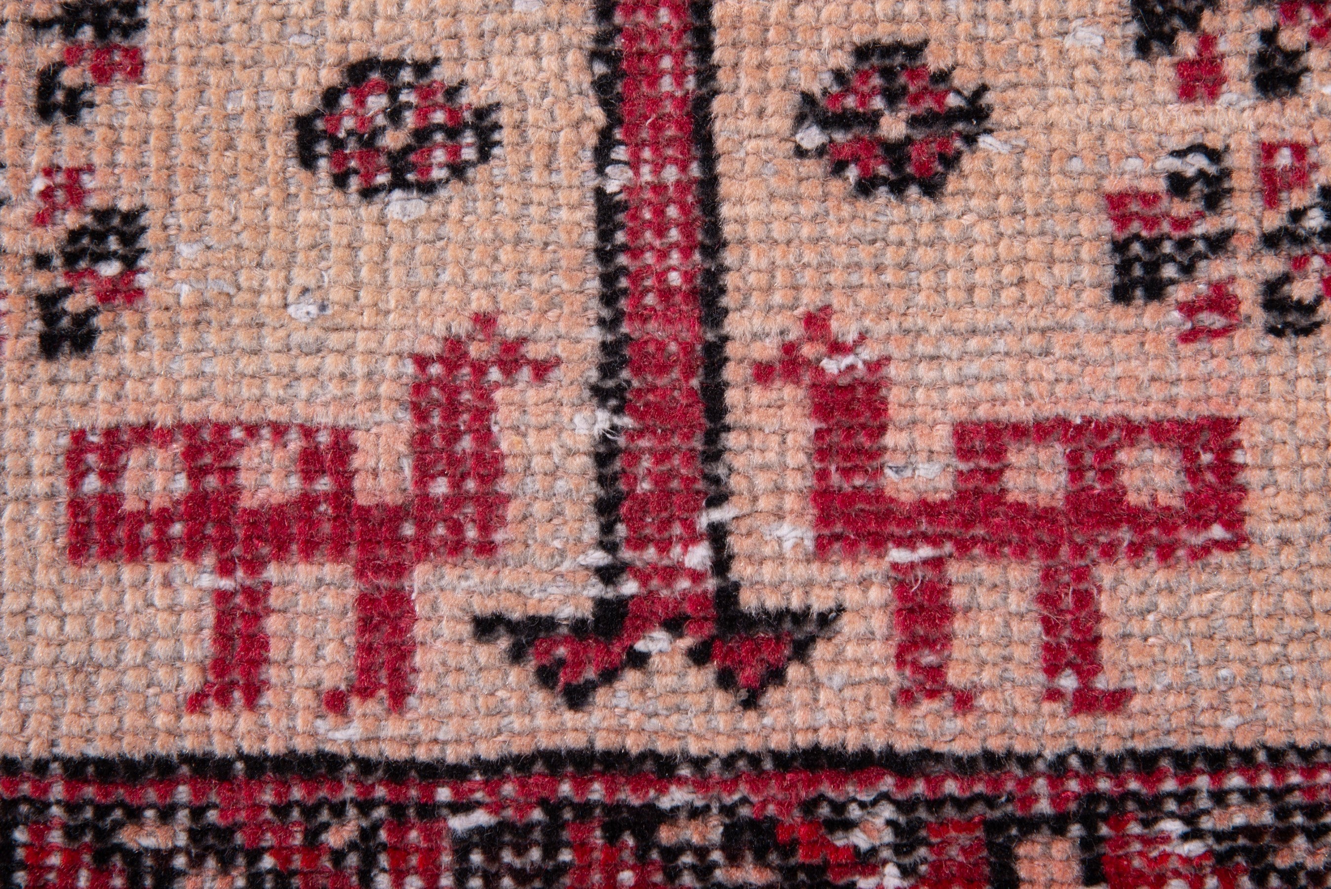 Persian Baluch runner rug in burgundy and faded red, view 10 of 15