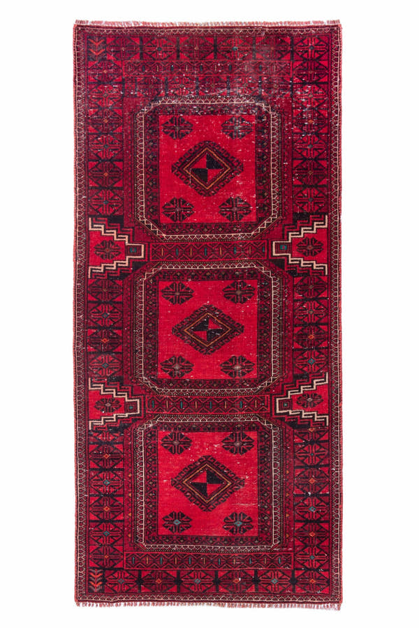 1014, Persian Baluch Runner Rug