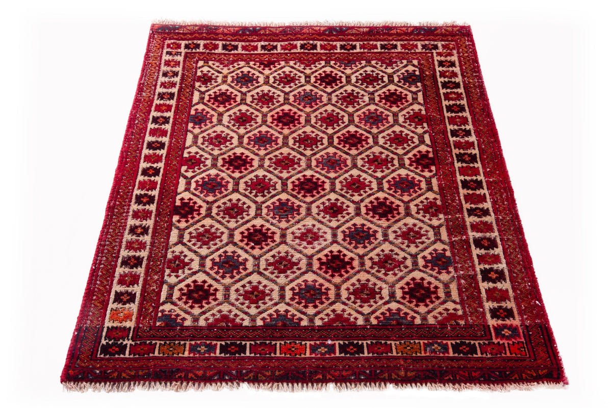 1037, Persian Torkaman Area Rug
