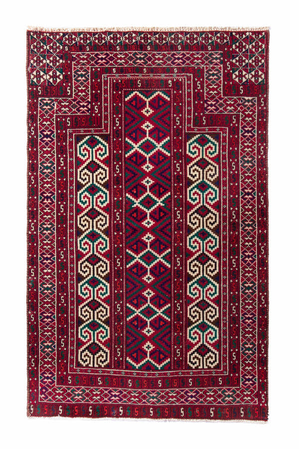 1038, Persian Baluch Area Rug