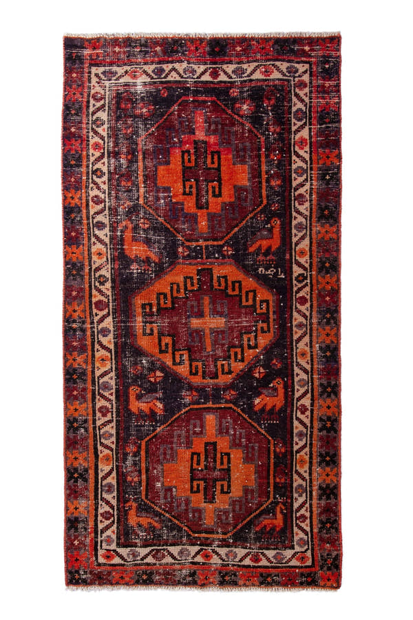 1047, Persian Hamadan Area Rug