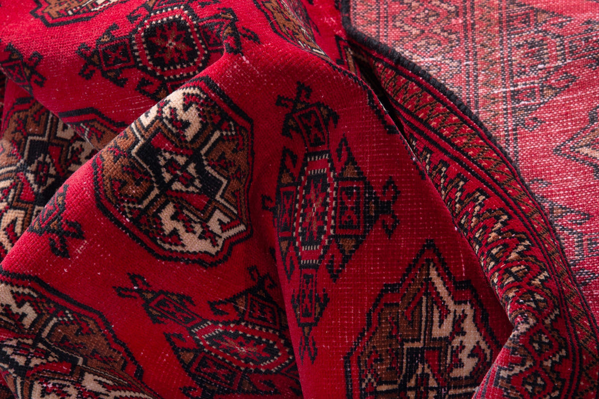 1055, Persian Torkaman Area Rug