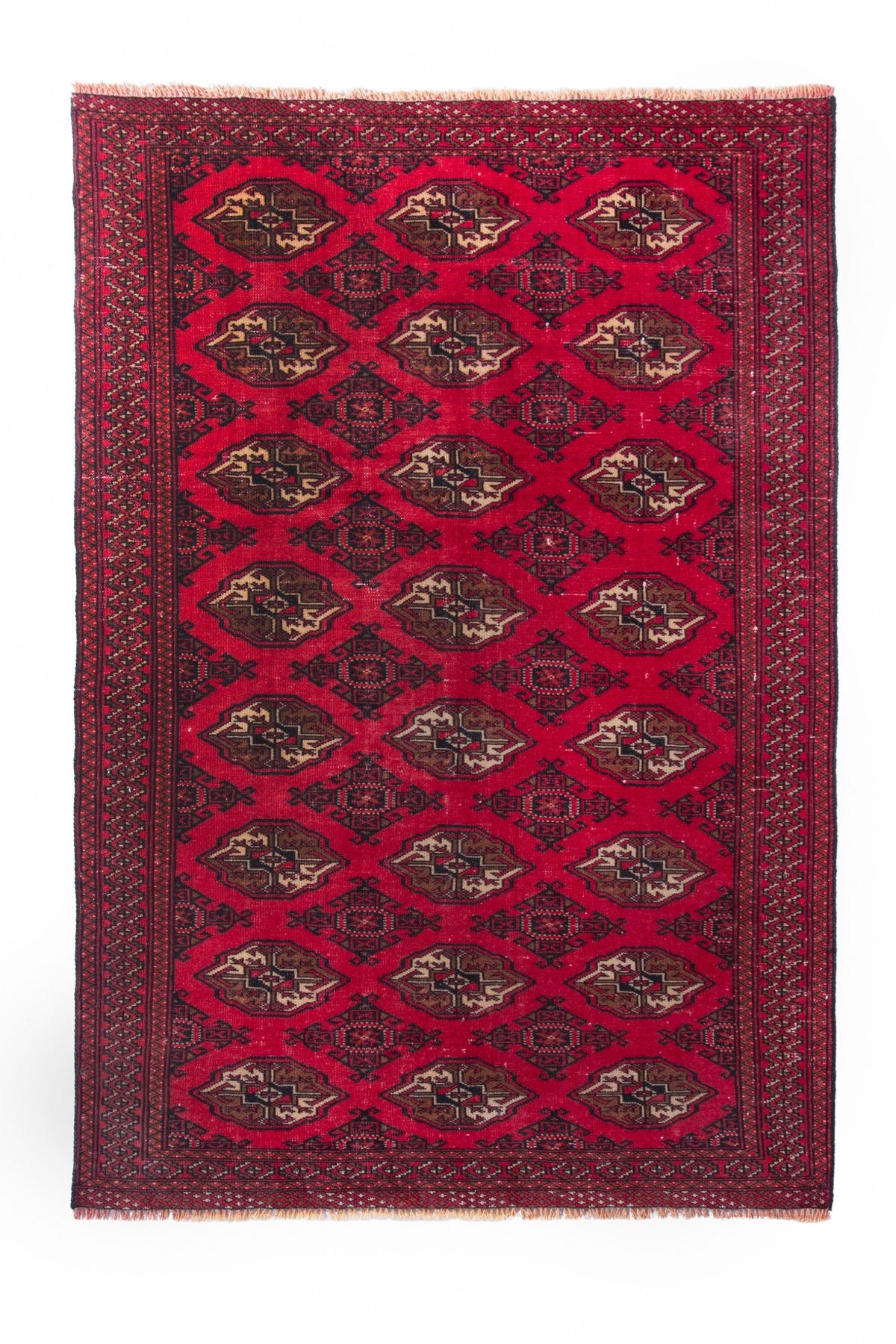 1055, Persian Torkaman Area Rug