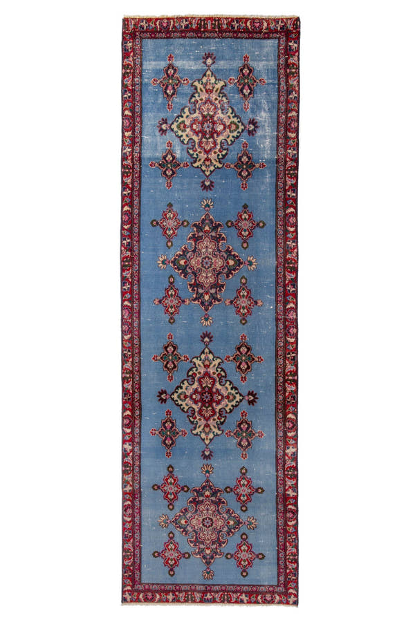 1066, Persian Mashhad Runner Rug