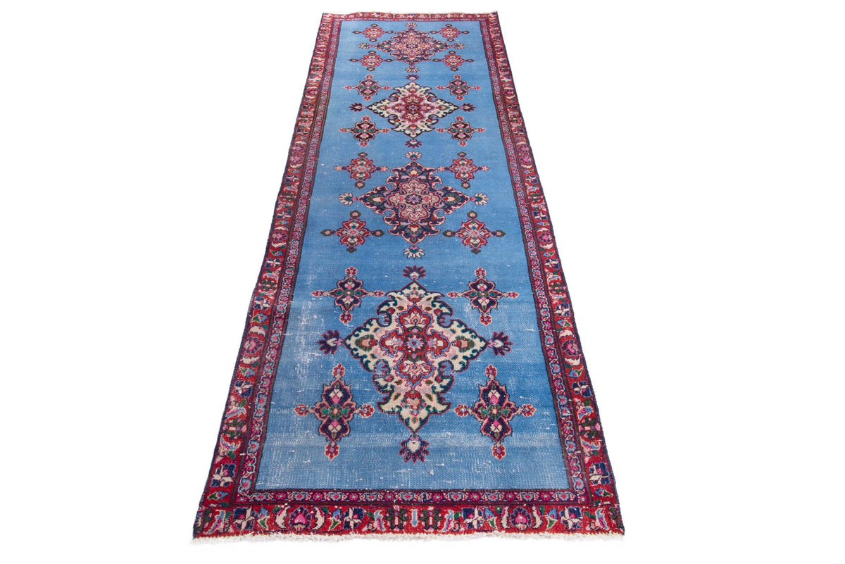 1066, Persian Mashhad Runner Rug