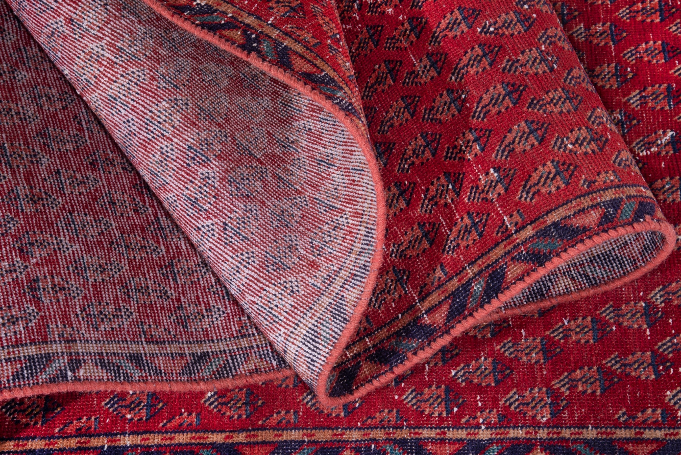 Persian Arak runner rug in deep red and burgundy, view 15 of 19