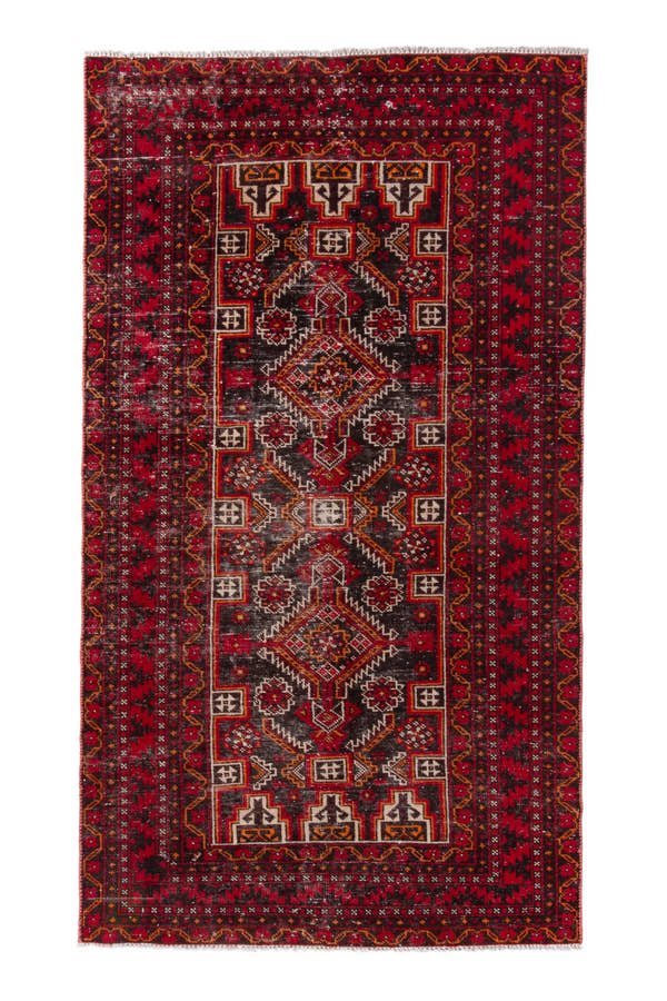 1075, Persian Baluch Area Rug