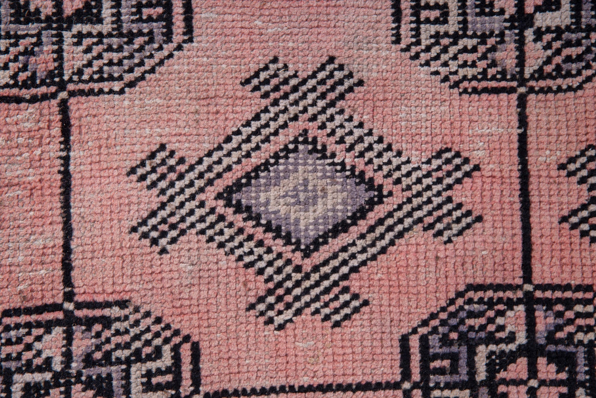 1083, Persian Torkaman Runner Rug