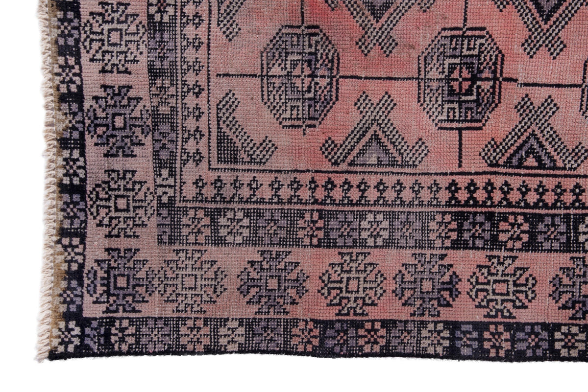 1083, Persian Torkaman Runner Rug