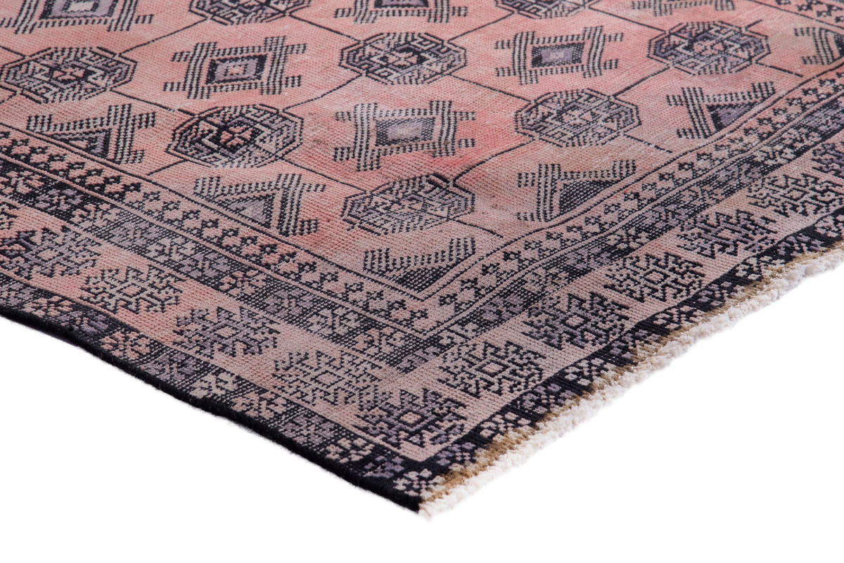 1083, Persian Torkaman Runner Rug