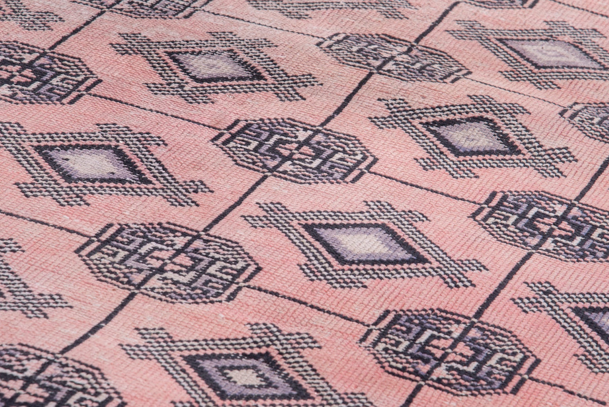 1083, Persian Torkaman Runner Rug