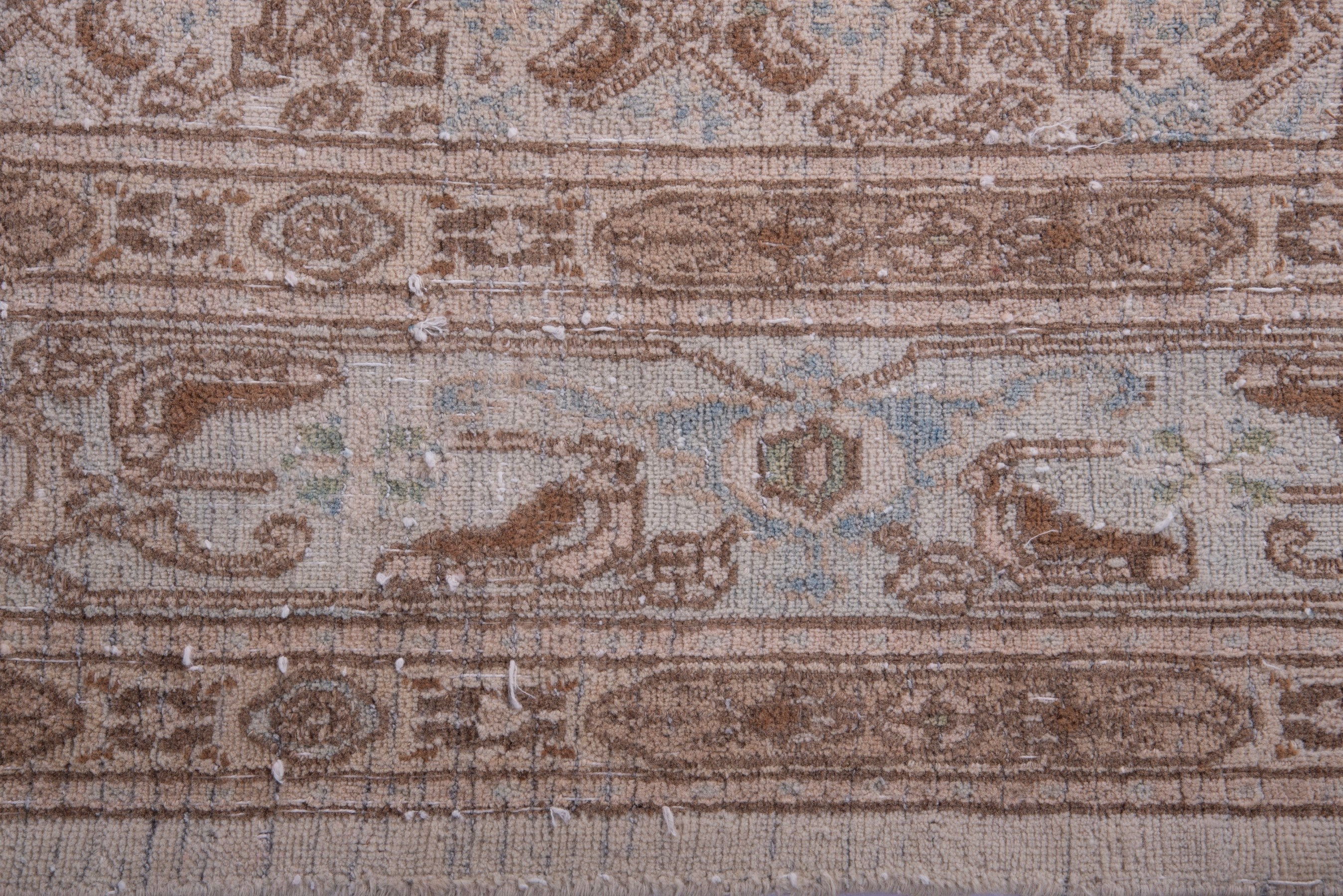 Persian Birjand oversized rug in terracotta and muted pink, view 12 of 17