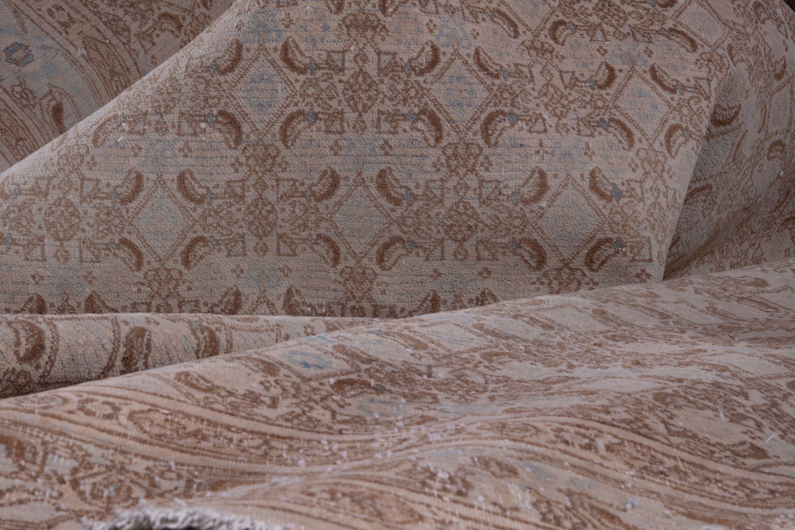 Persian Birjand oversized rug in terracotta and muted pink, view 14 of 17