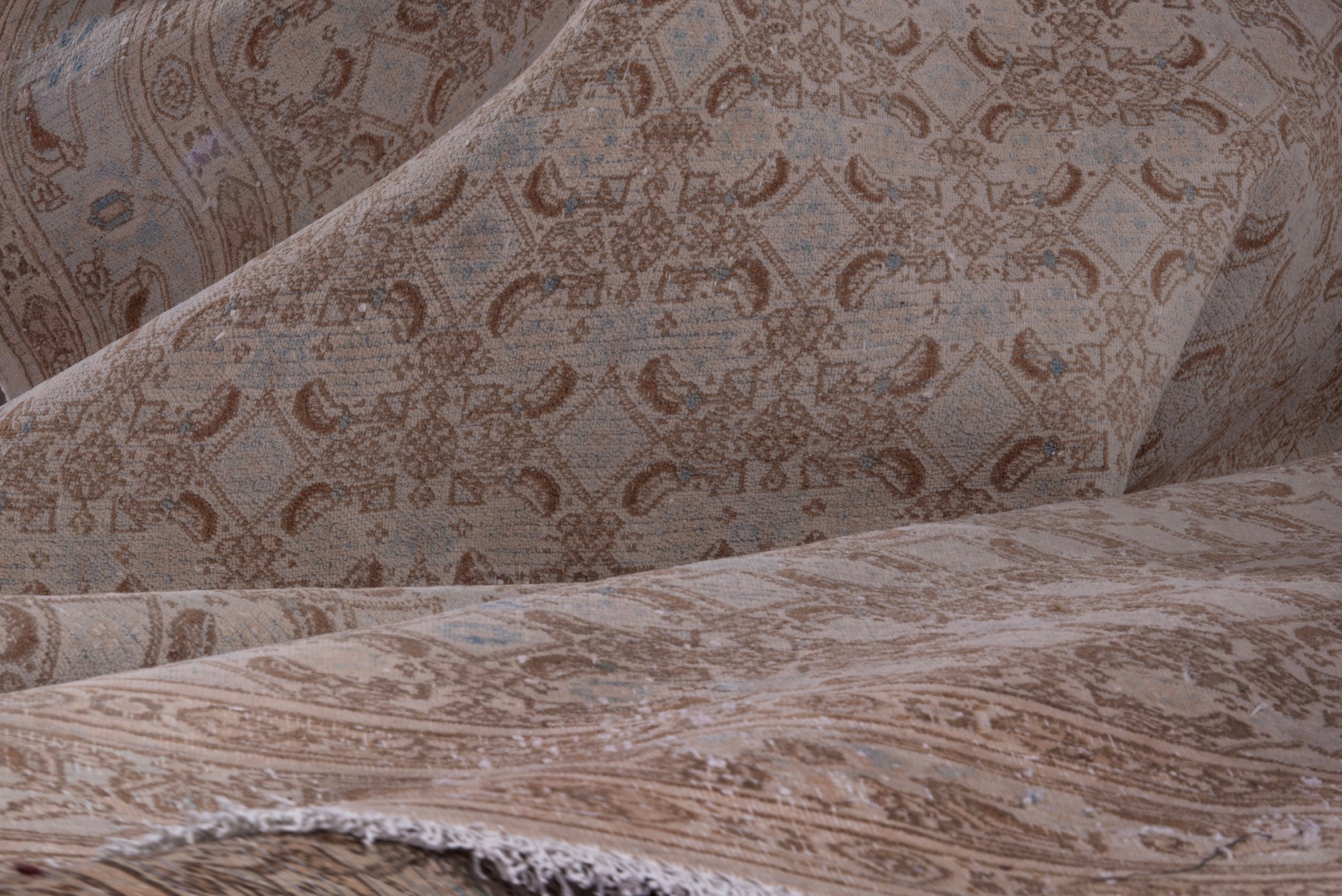 Persian Birjand oversized rug in terracotta and muted pink, view 15 of 17