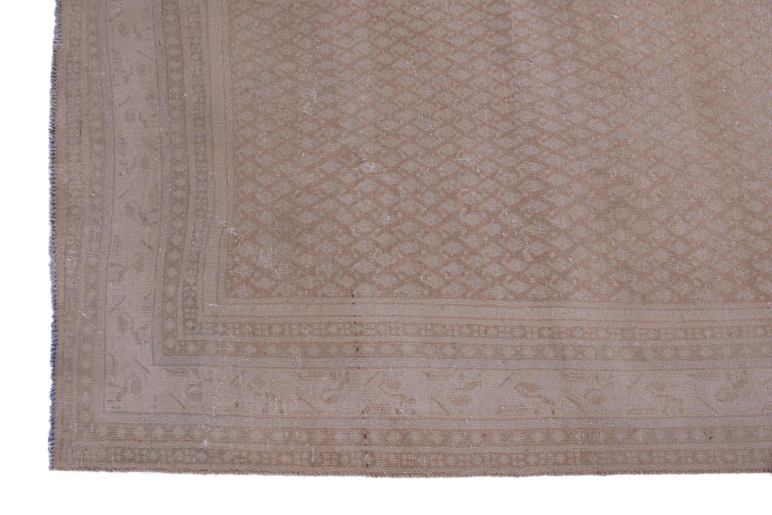 Persian Arak oversized rug in taupe and greige, view 5 of 18