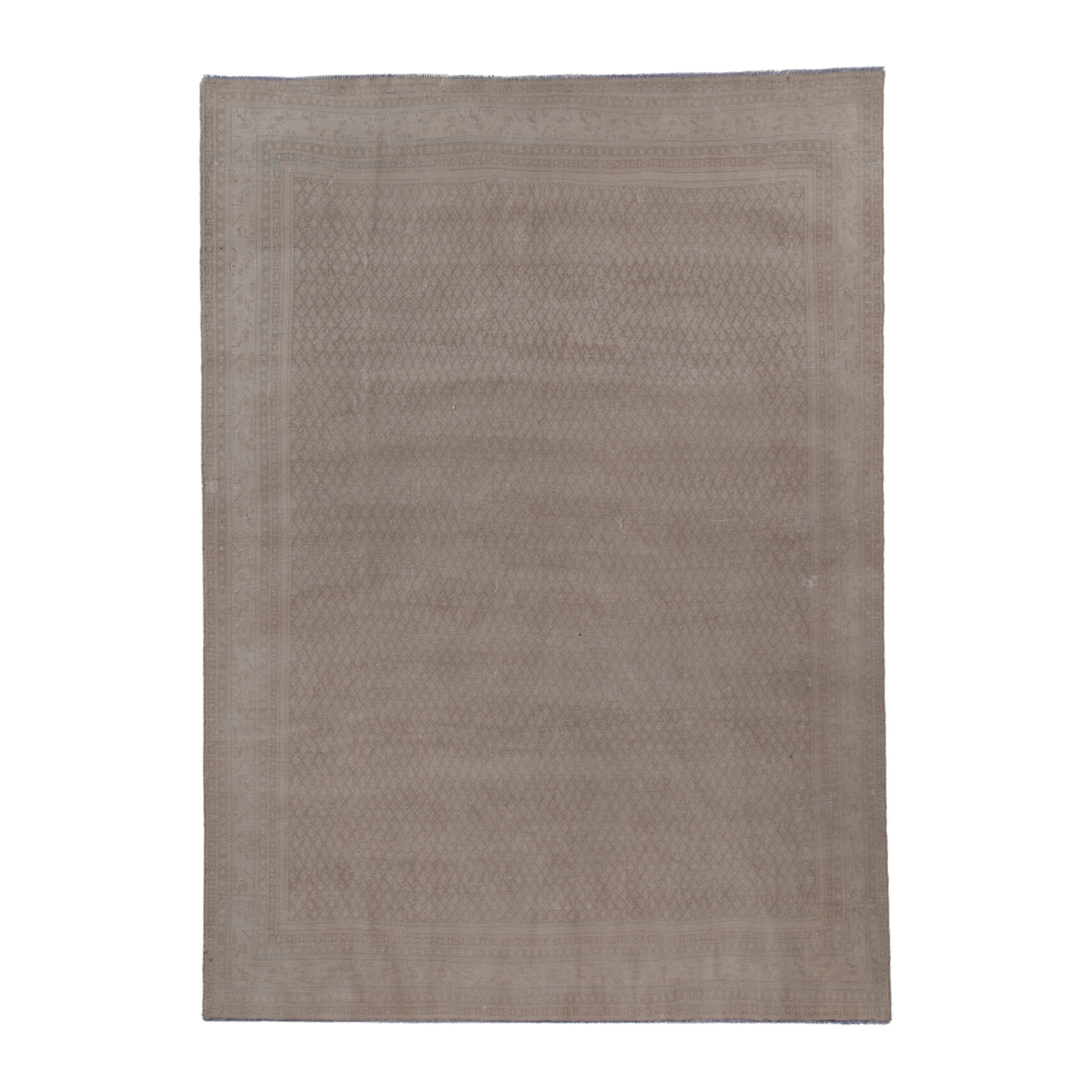 Persian Arak oversized rug in taupe and greige, 8'6" x 11'2"