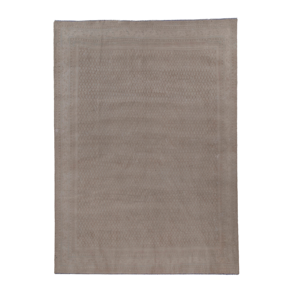 Persian Arak oversized rug in taupe and greige, 8'6" x 11'2"