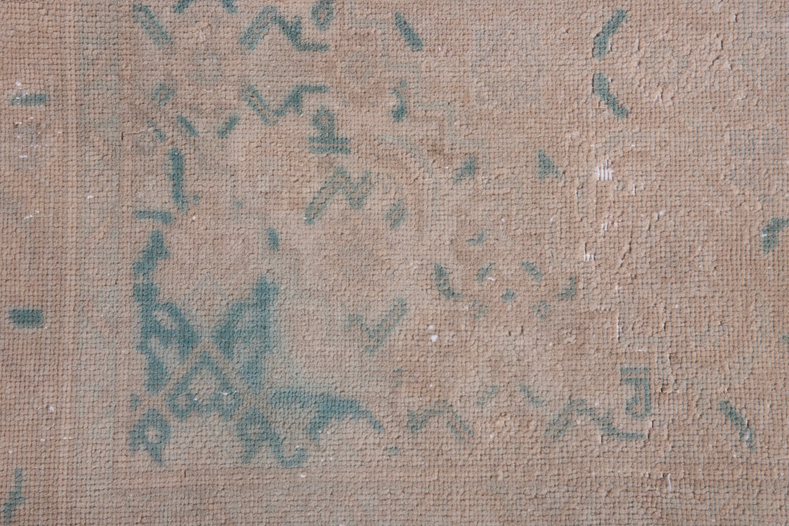 Persian Tabriz accent rug in tan and sage, view 9 of 14