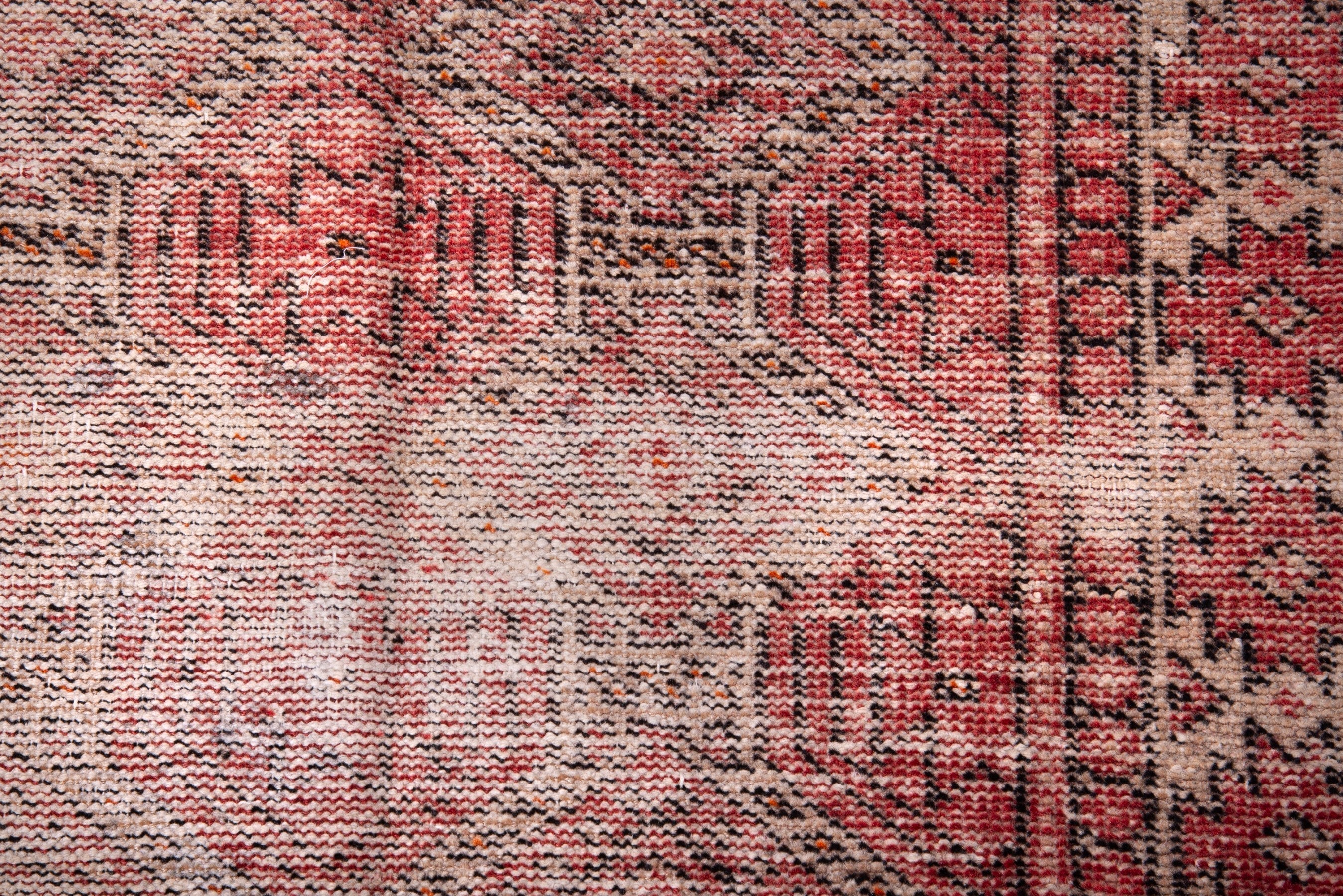Persian Baluch accent rug in faded red and burgundy, view 11 of 16