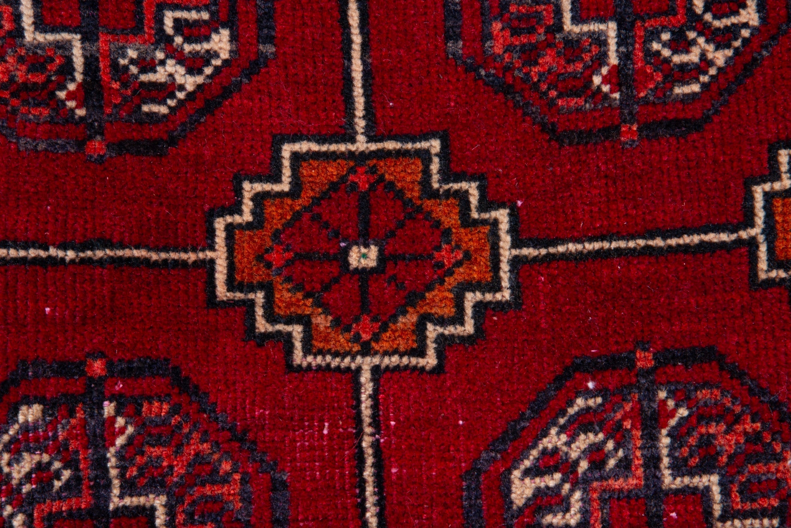 Persian Baluch accent rug in burgundy and deep red, view 12 of 18