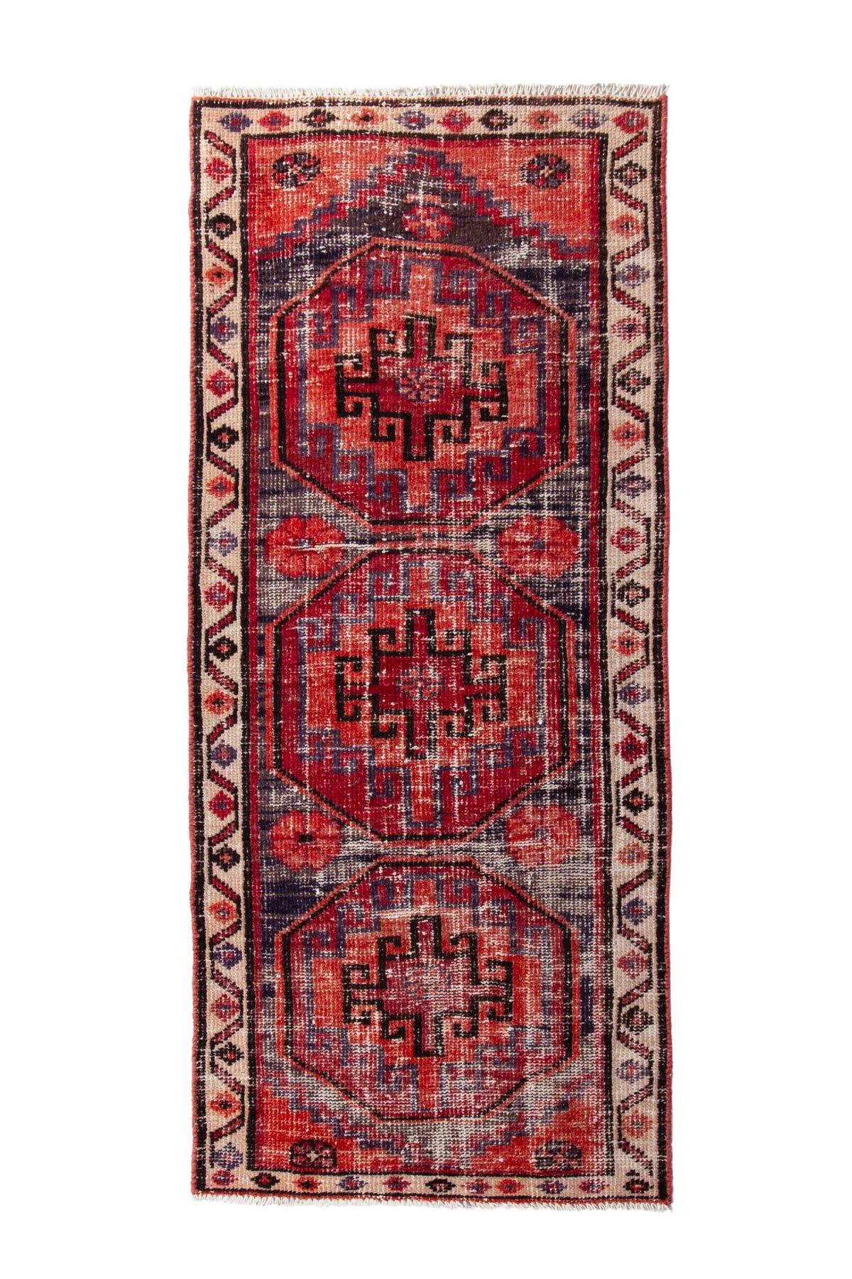 1183, Persian Zanjan Runner Rug