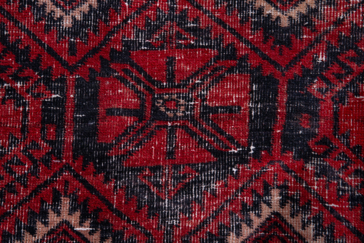 1184, Persian Baluch Runner Rug