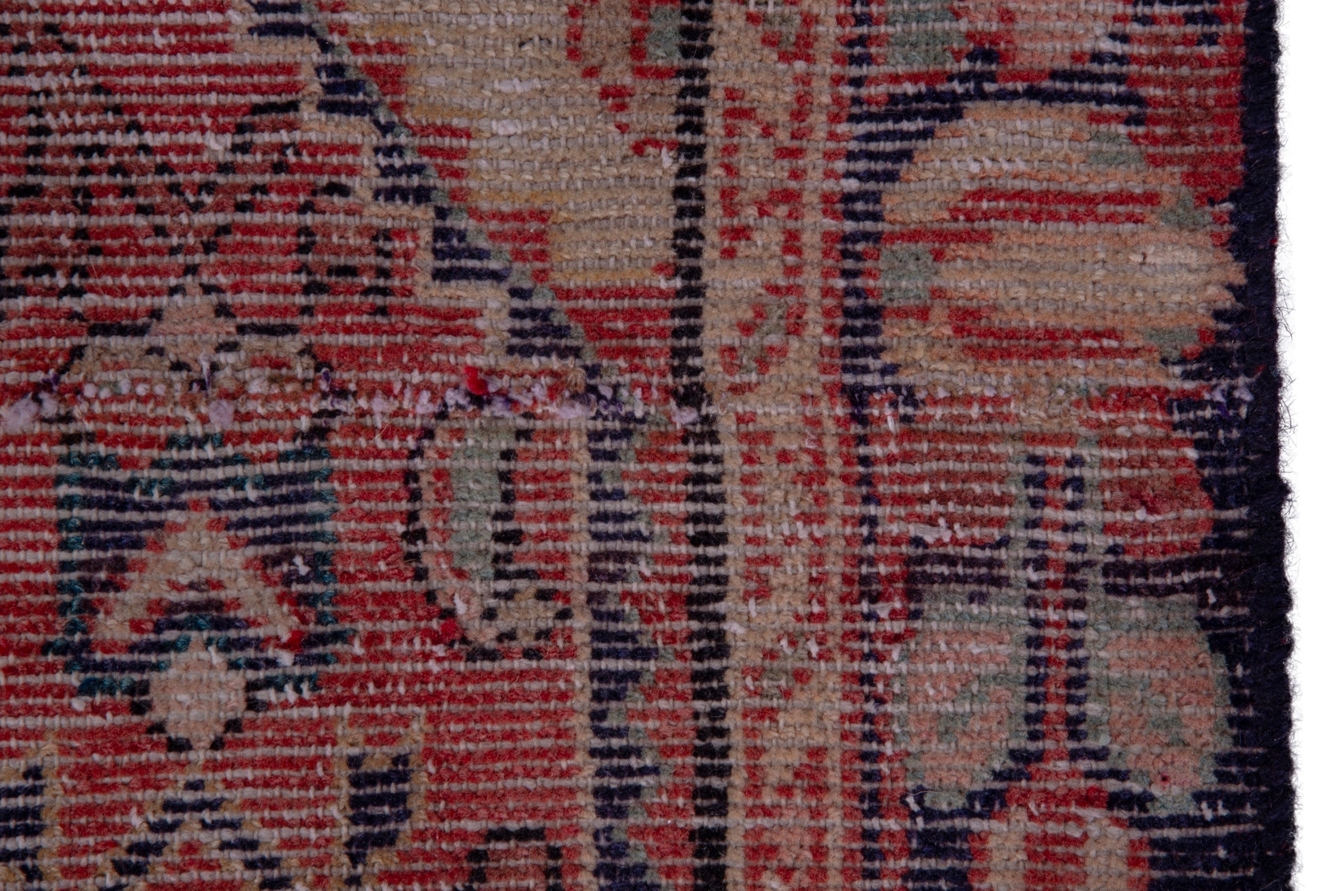 Persian Hamedan runner rug in deep red and burgundy, view 14 of 19