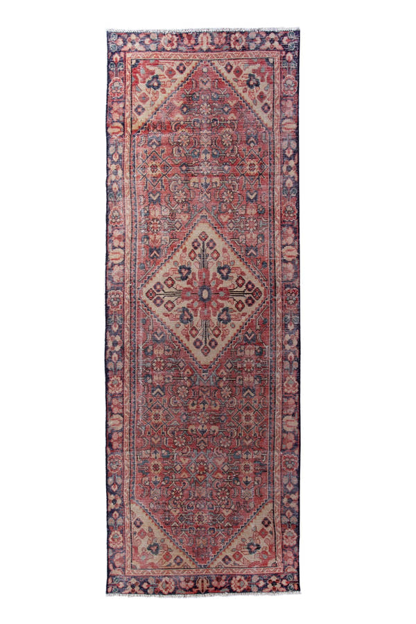 1203, Persian Hamadan Runner Rug
