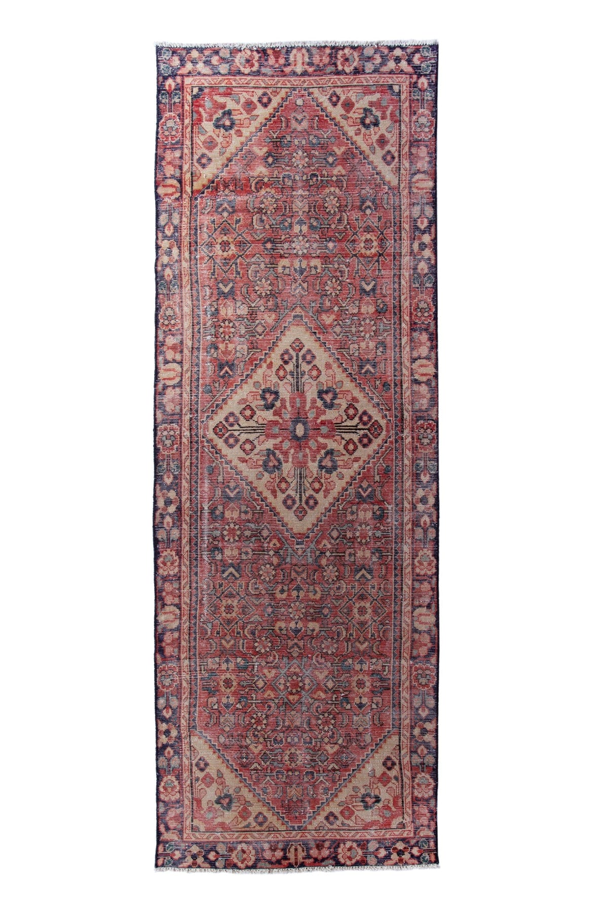 1203, Persian Hamadan Runner Rug