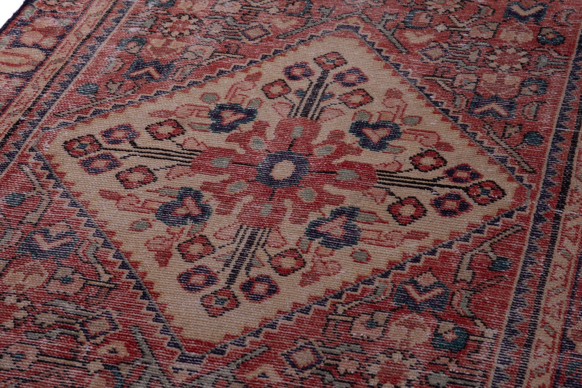 1203, Persian Hamadan Runner Rug