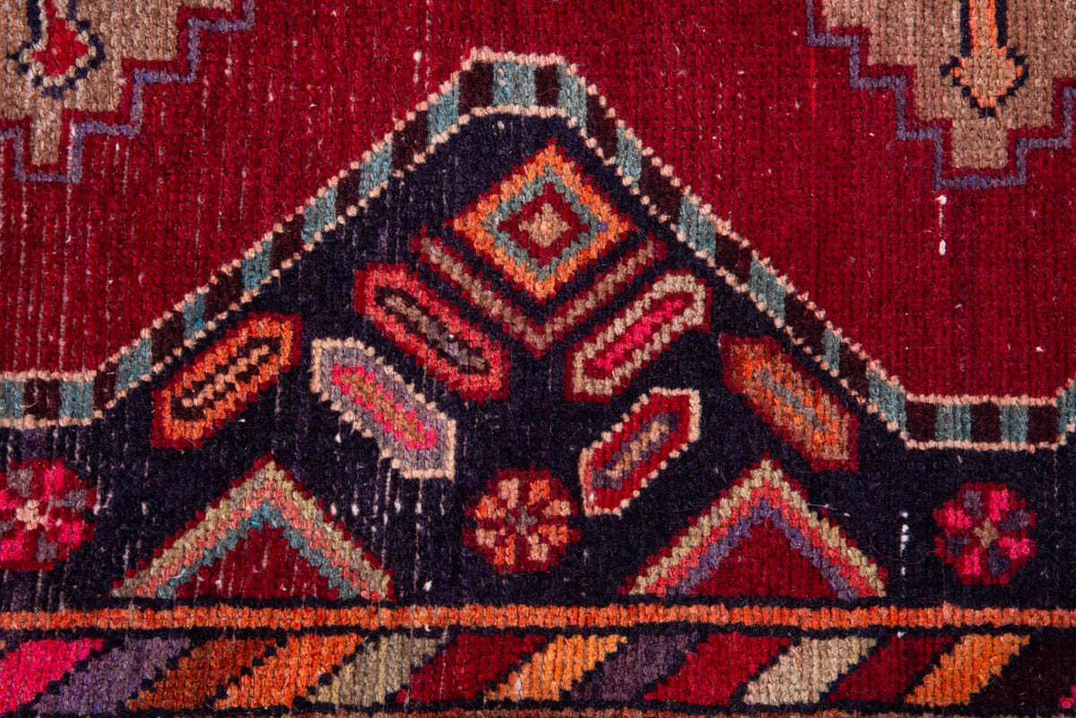 1207, Persian Hamadan Runner Rug