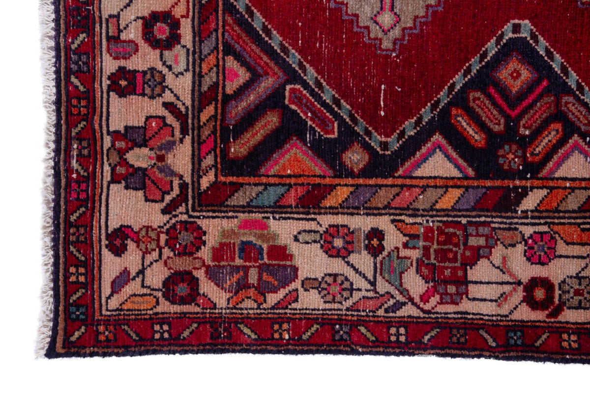 1207, Persian Hamadan Runner Rug