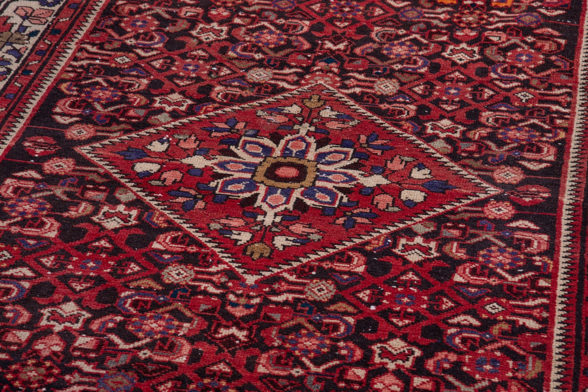 1217, Persian Hamadan Runner Rug