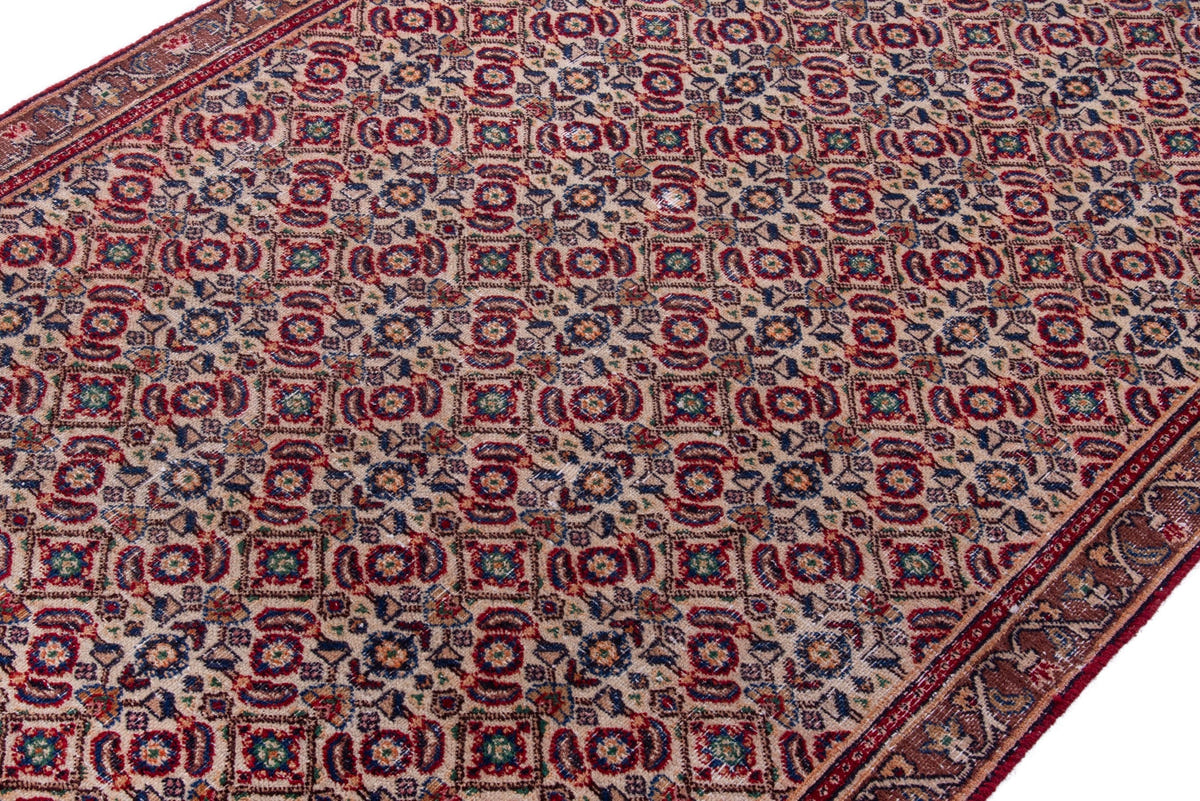 1221, Persian Birjand Runner Rug