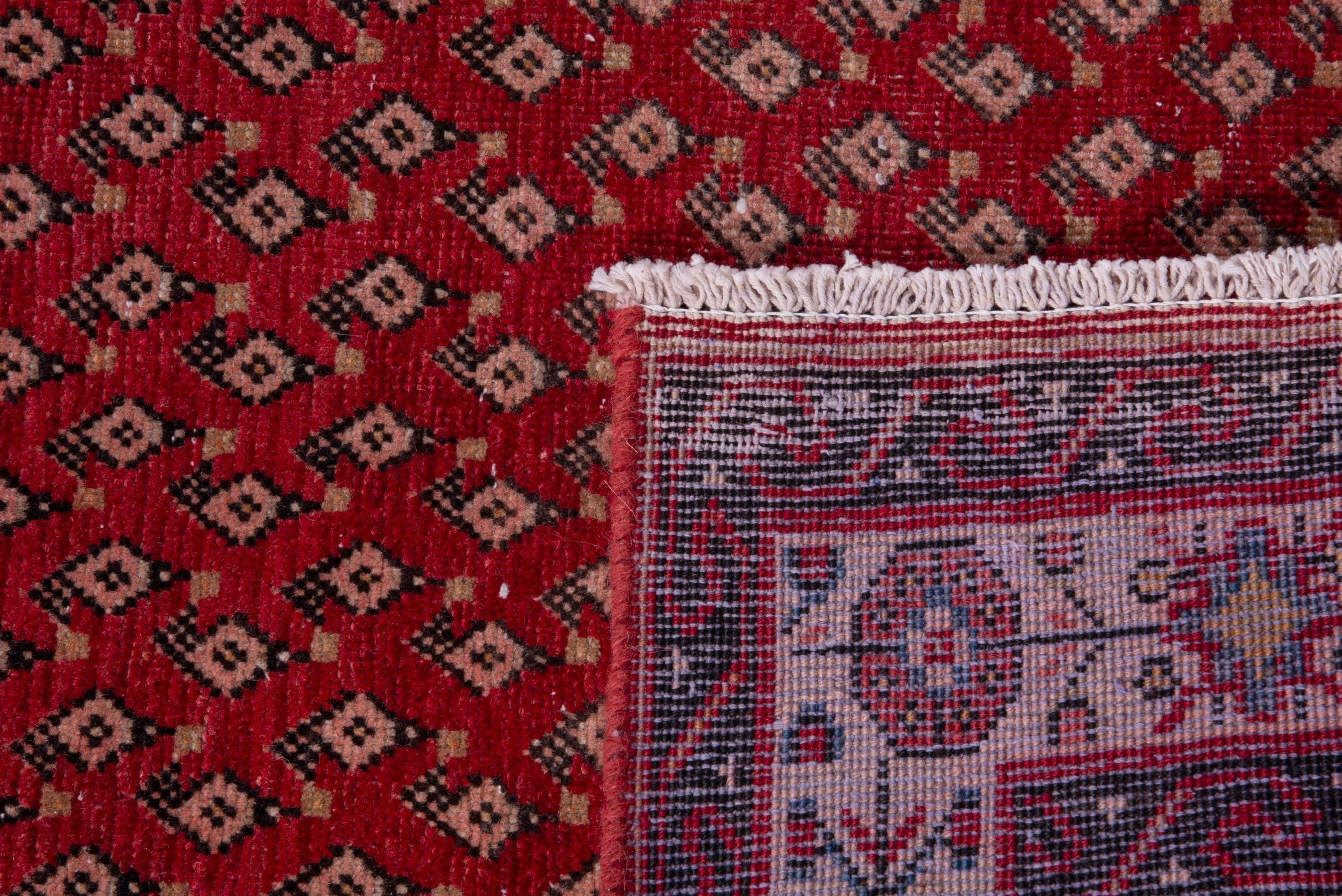 Persian Arak runner rug in deep red and cream, view 17 of 17