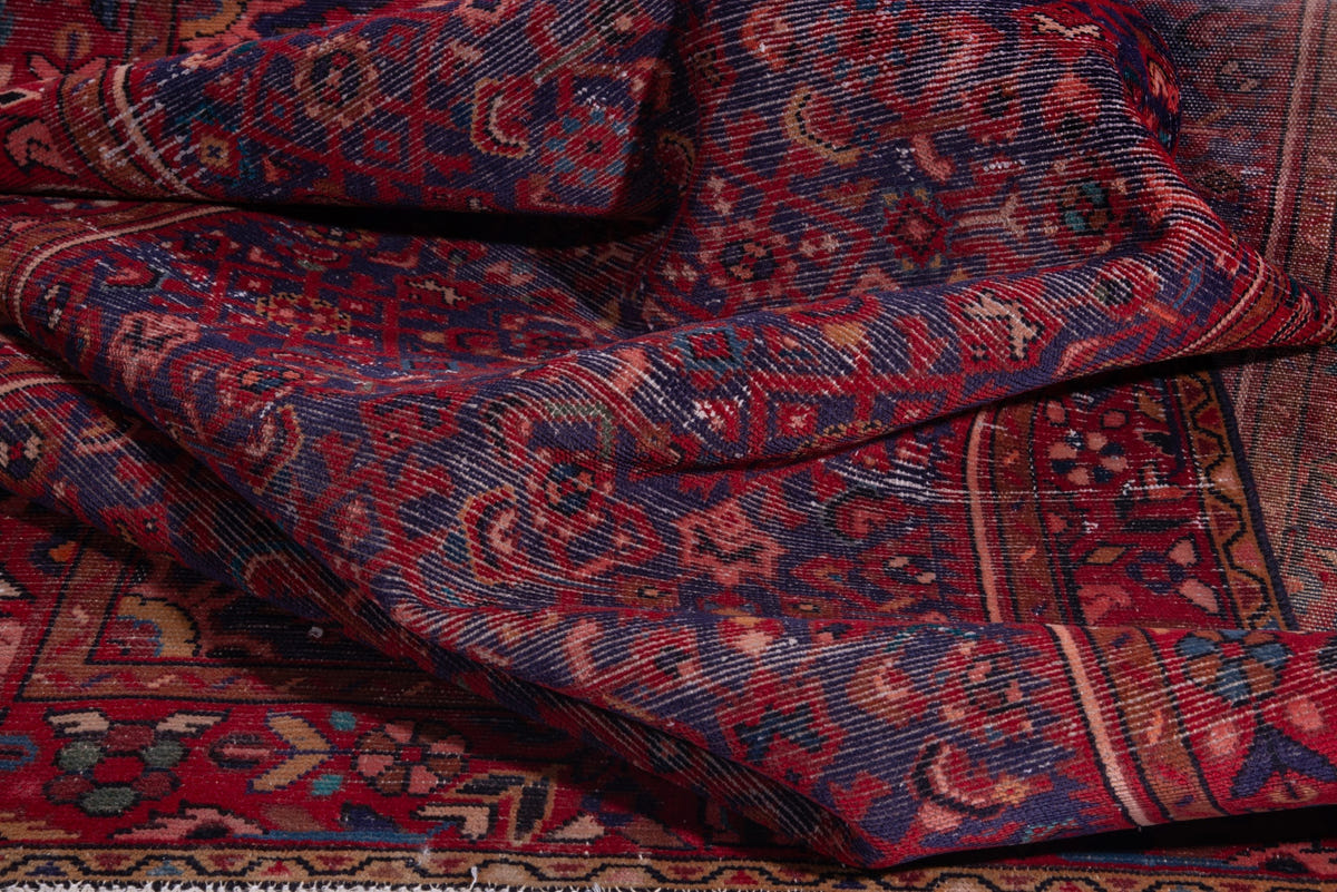 1233, Persian Hamadan Runner Rug