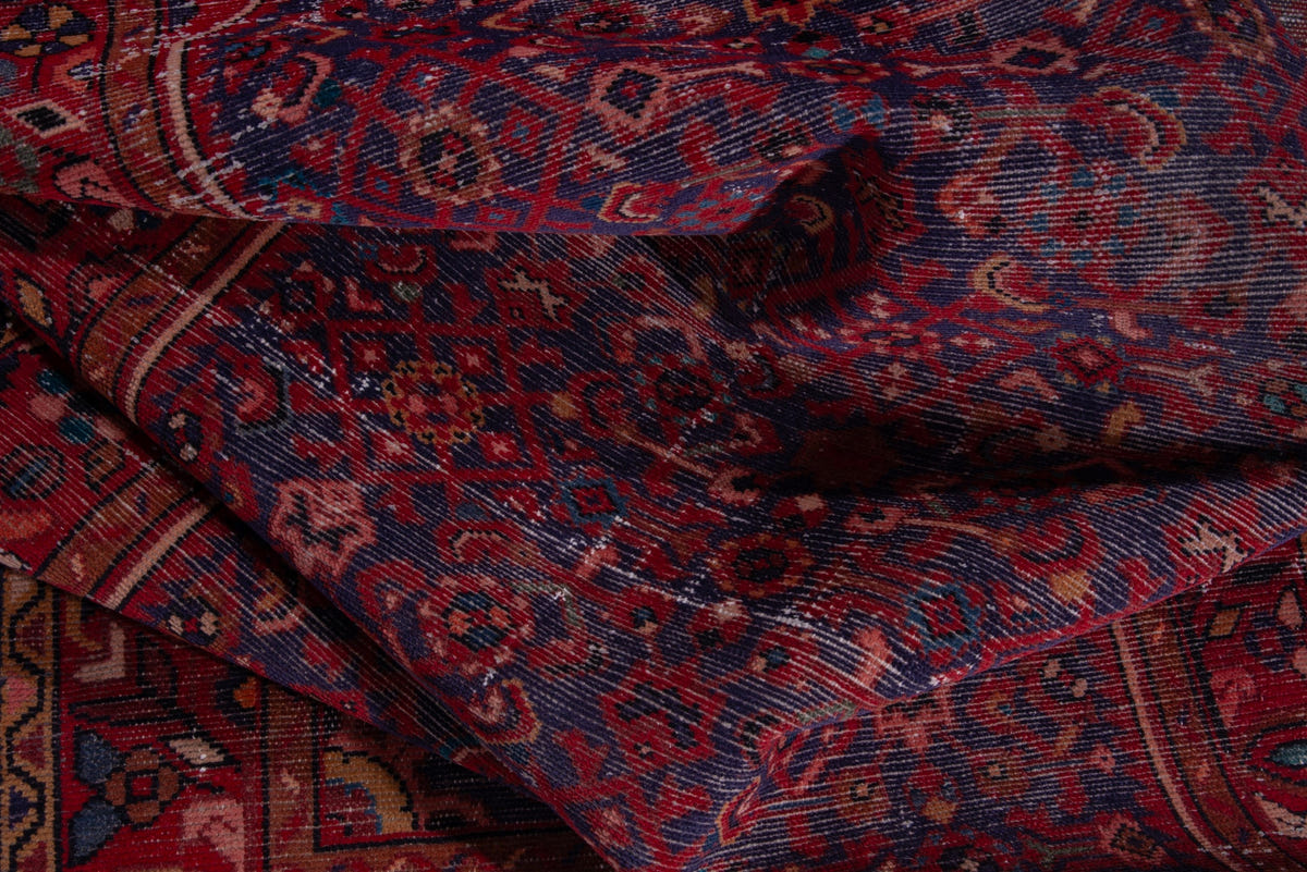 1233, Persian Hamadan Runner Rug