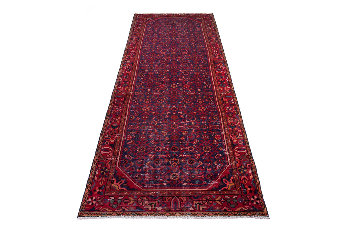 1233, Persian Hamadan Runner Rug