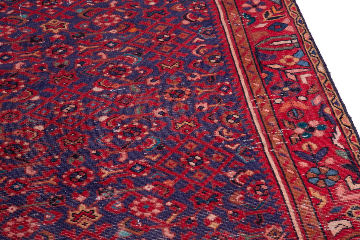 1233, Persian Hamadan Runner Rug