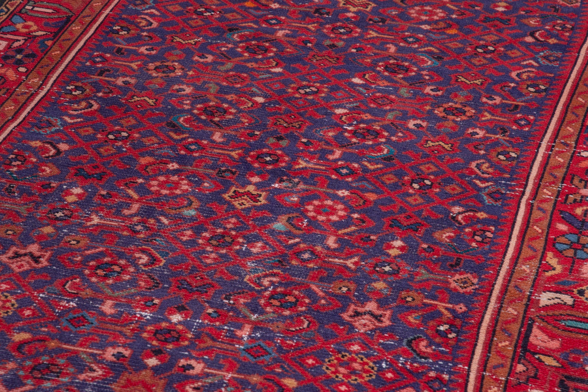1233, Persian Hamadan Runner Rug