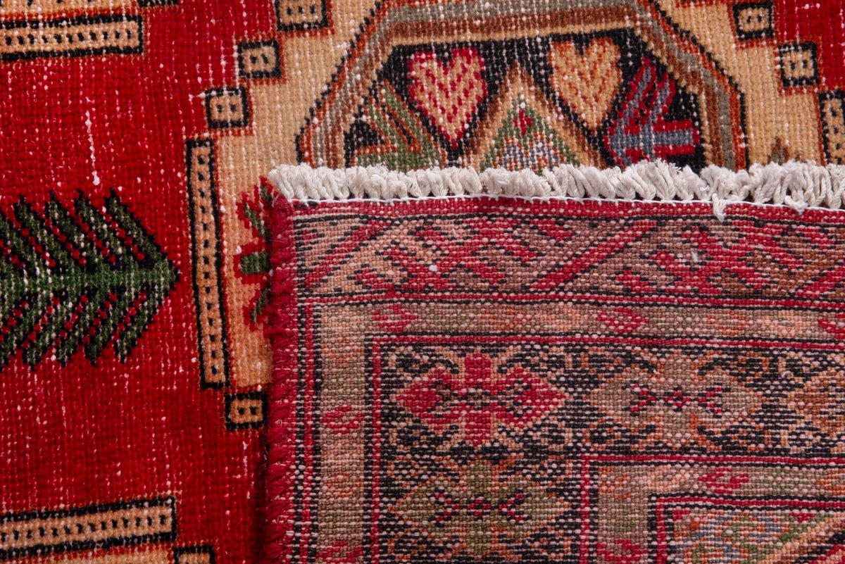 1249, Persian Torkaman Runner Rug