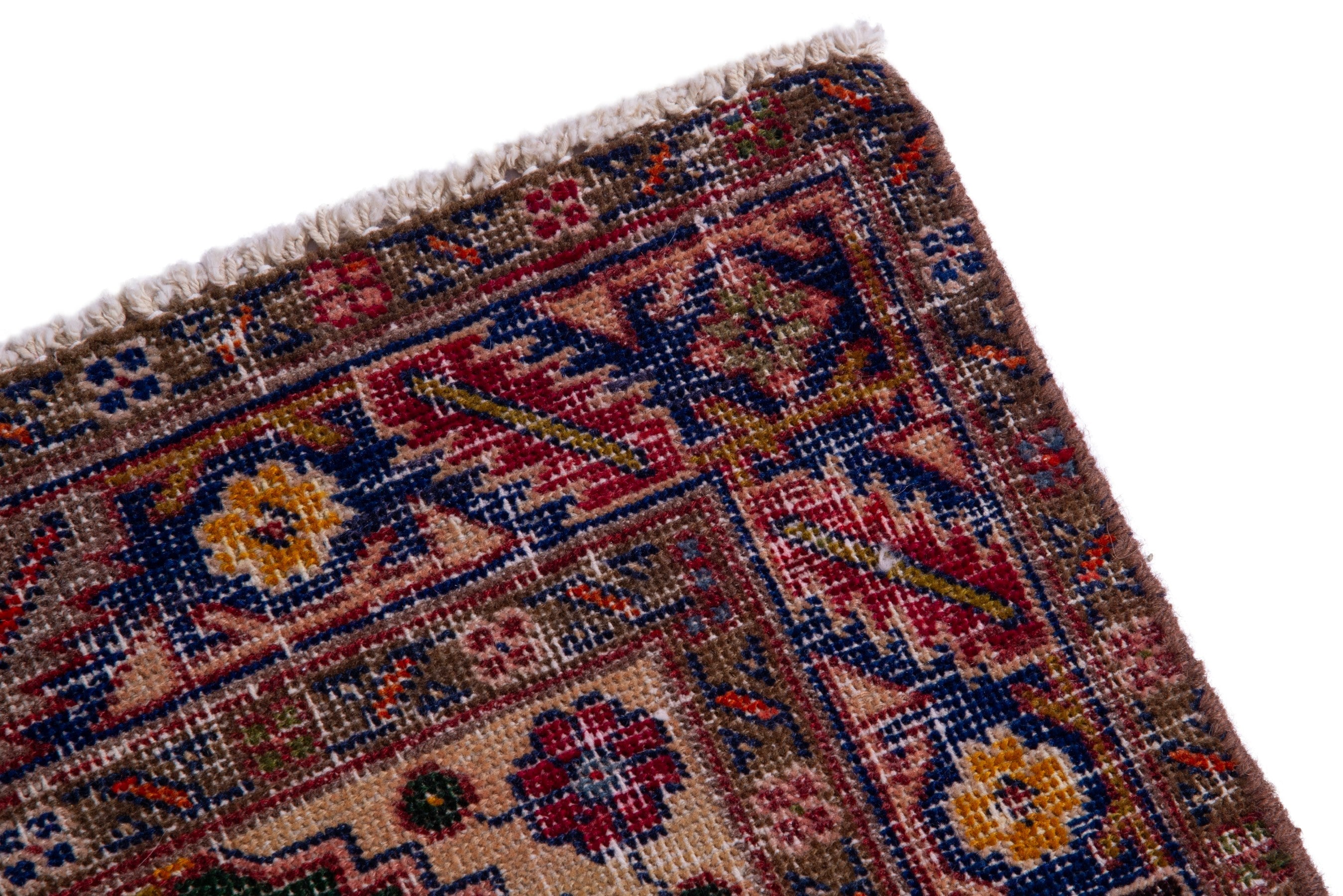 Persian Gharajeh runner rug, view 9 of 16