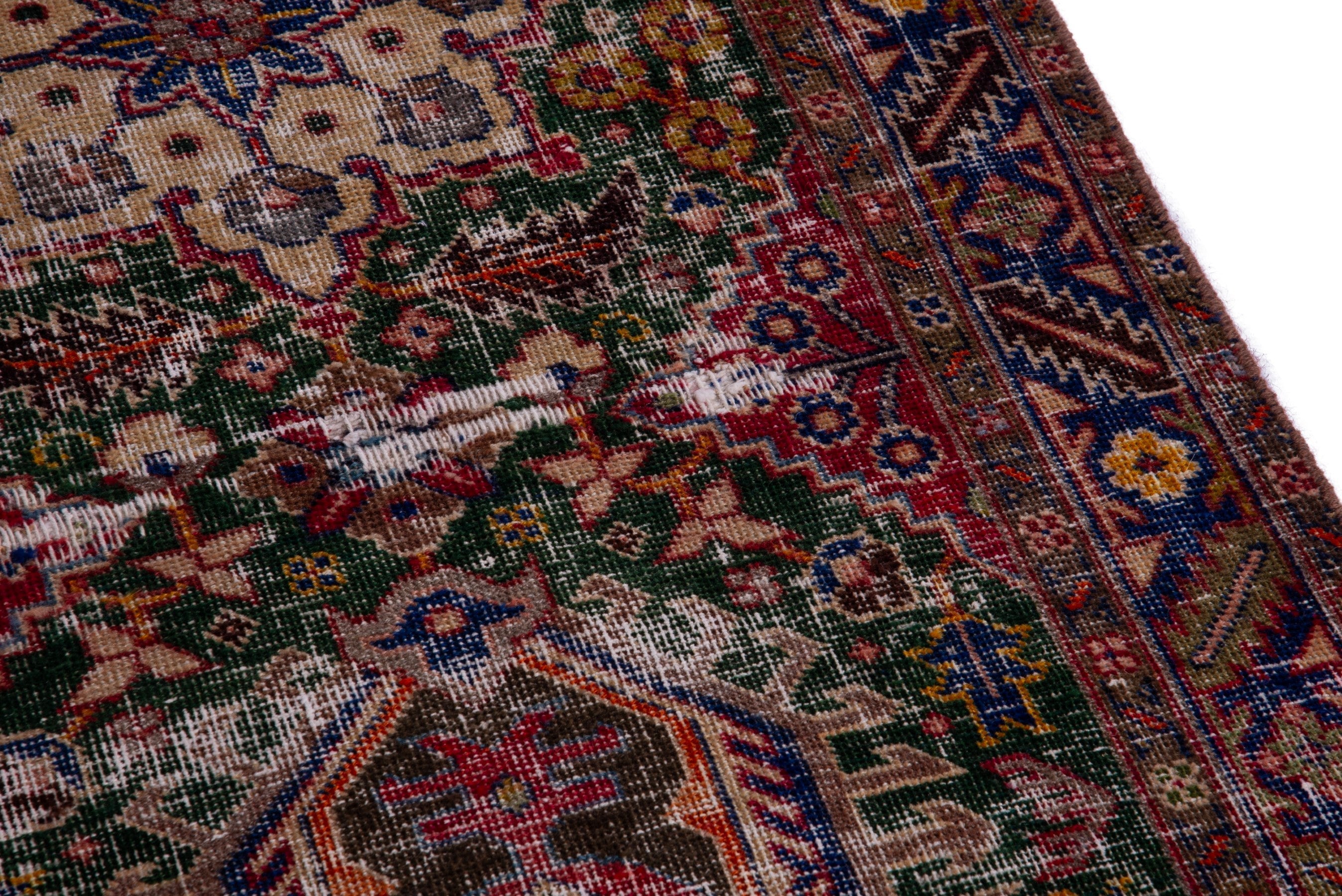 Persian Gharajeh runner rug, view 6 of 16