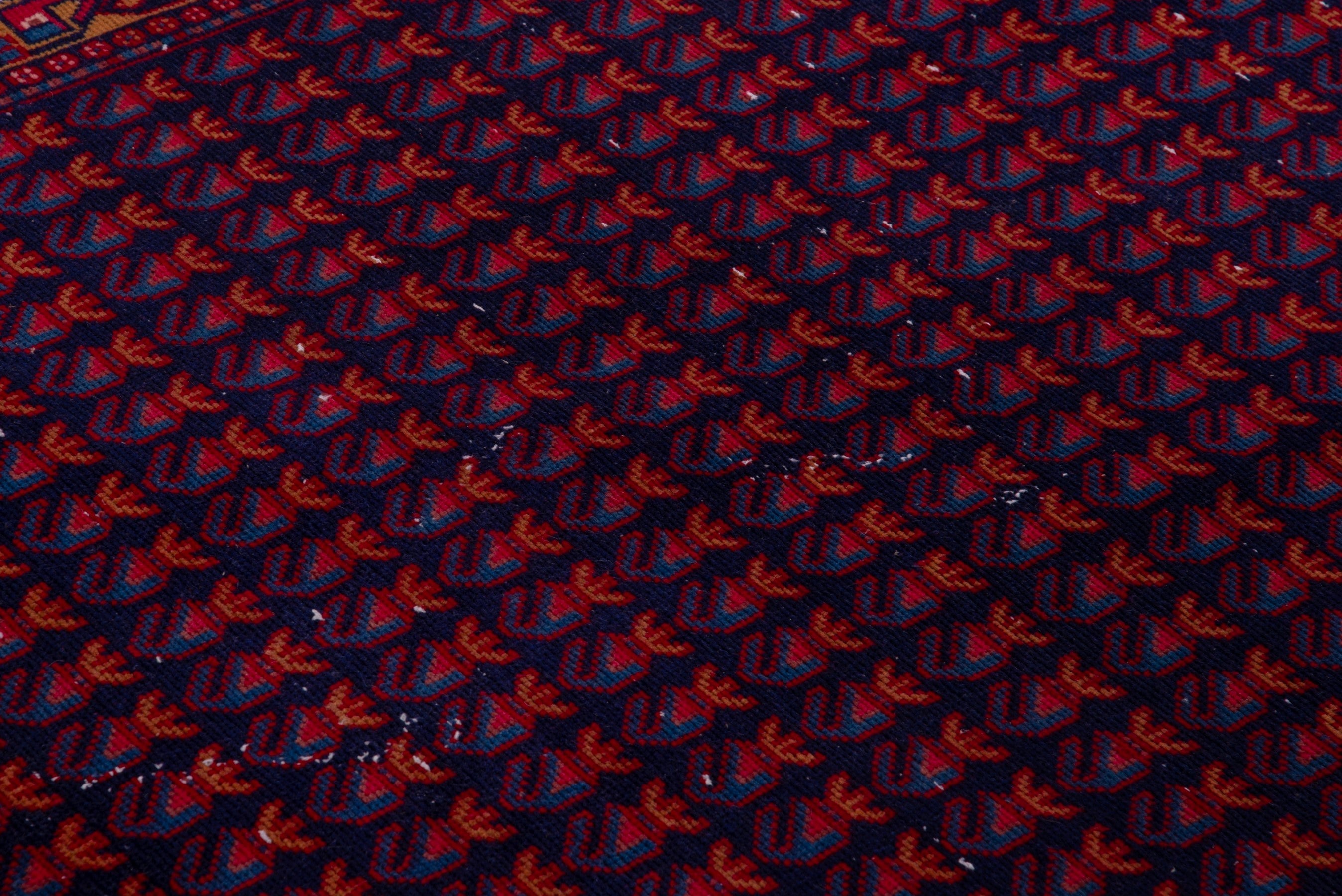 Persian Vist runner rug in burgundy and deep red, view 9 of 17