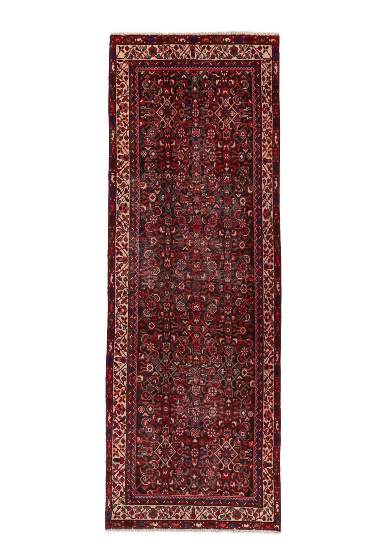 1272, Persian Hamadan Runner Rug