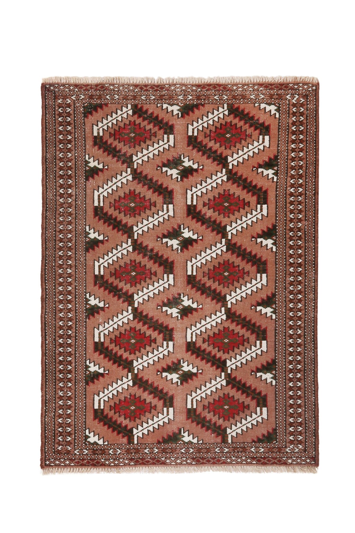 1295, Persian Torkaman Area Rug