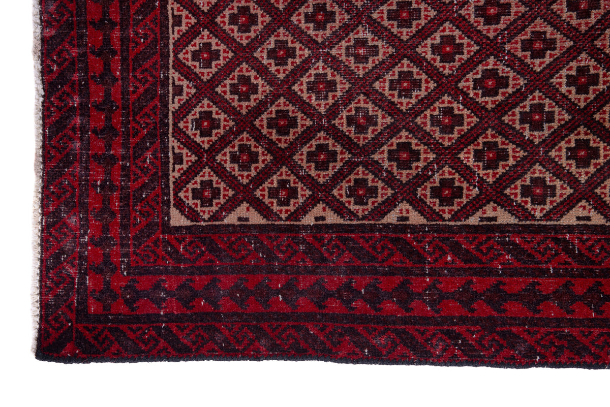 1308, Persian Baluch Runner Rug