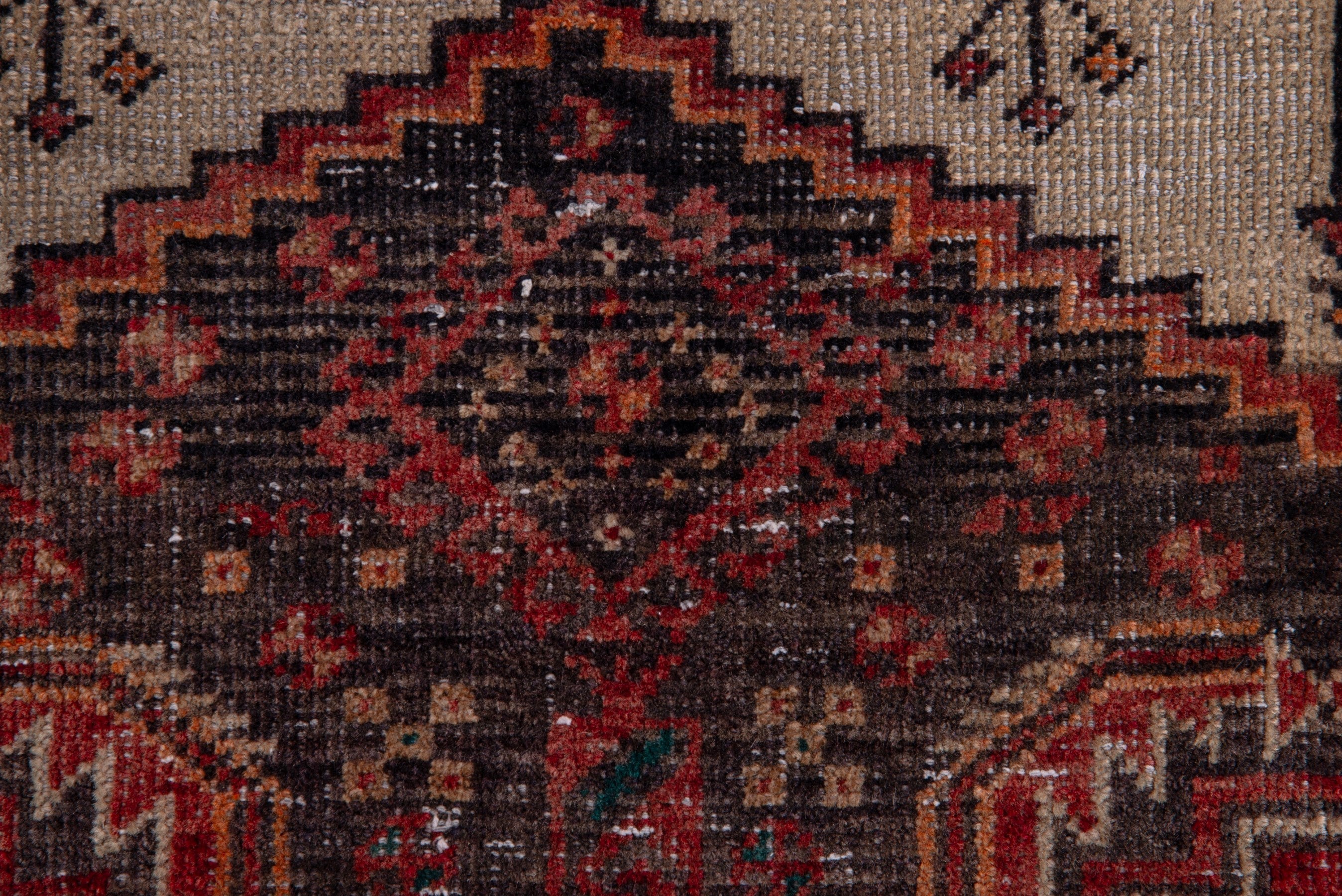 Persian Baluch accent rug in burgundy and terracotta, view 13 of 21