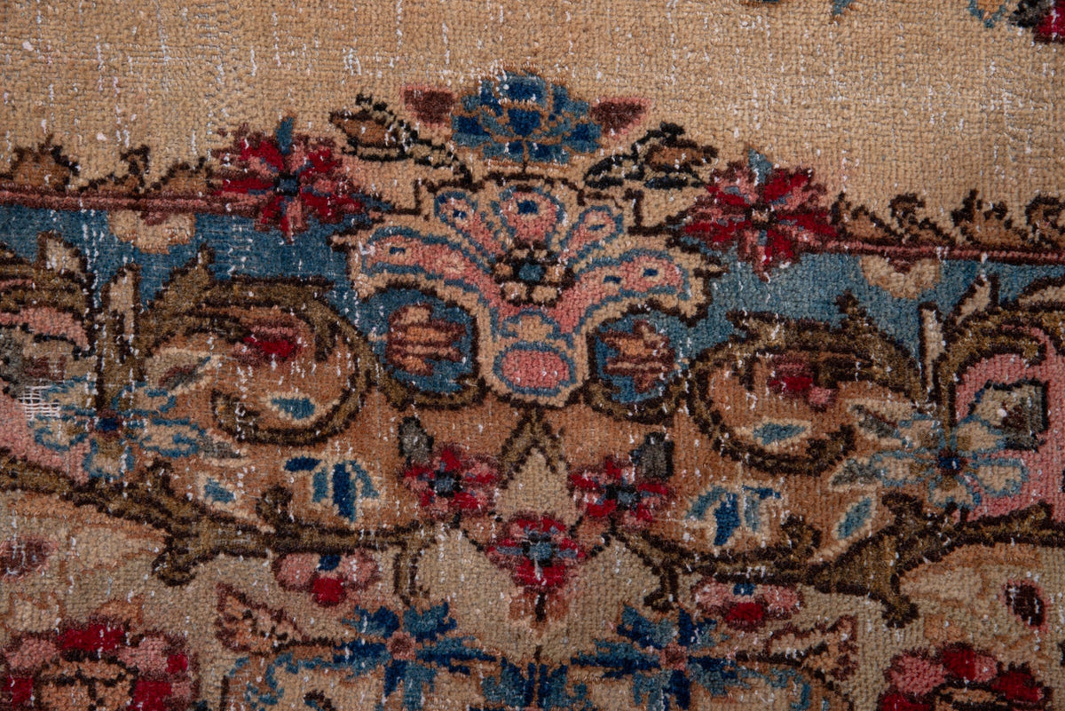 1370, Persian Kerman Runner Rug
