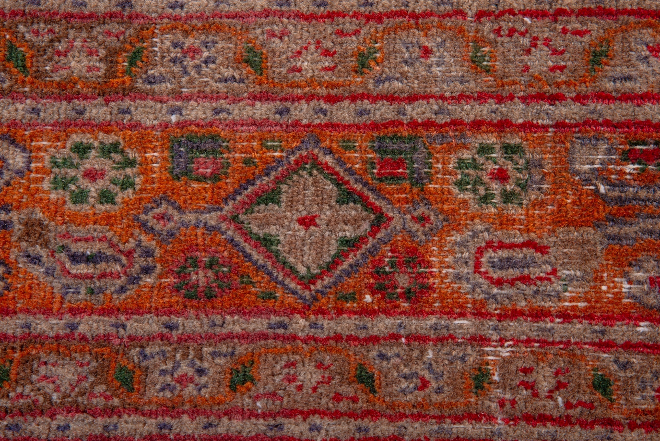 Persian Birjand runner rug in cream and rust, view 10 of 17